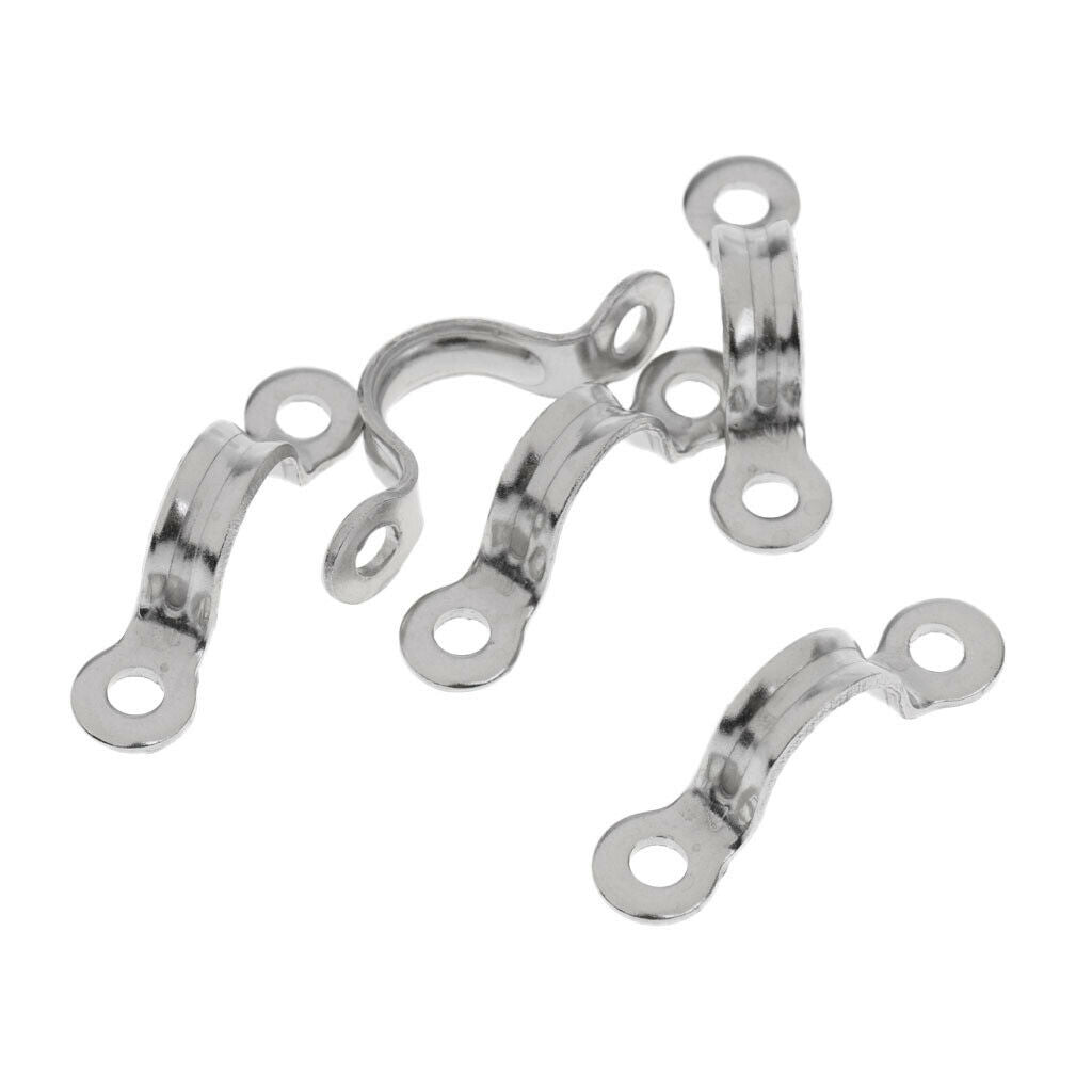 5x stainless steel U-clamp U-clamp mini double bracket bracket 13 x 15mm