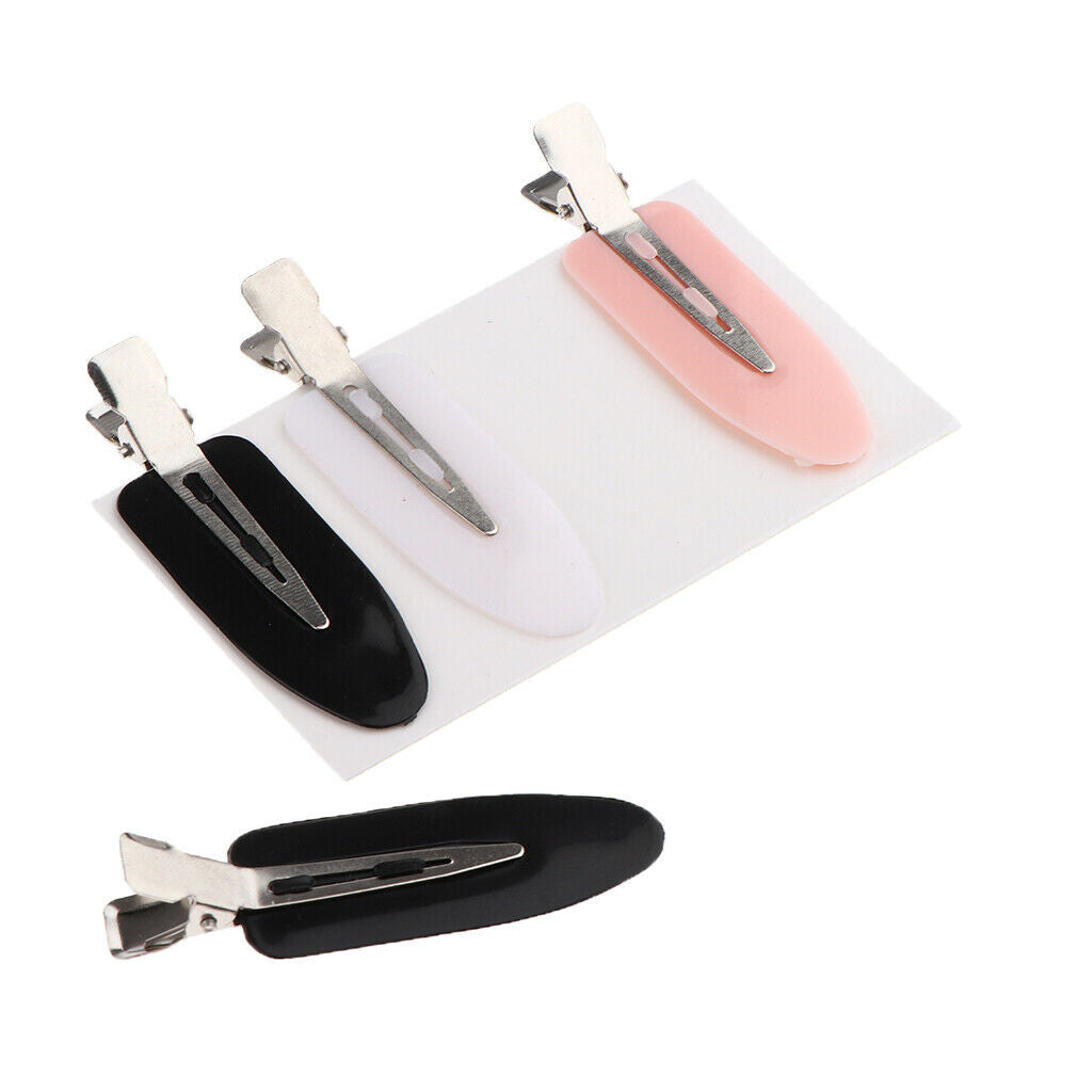 24Pcs Durable No Bend Hair Clips No Mark Barrette Women Bangs Waves Clamps
