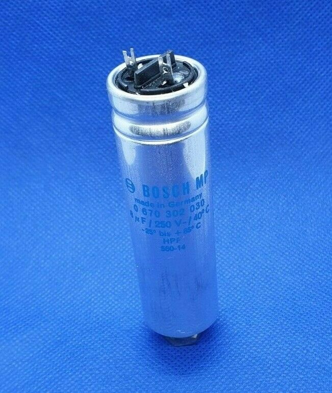 4PC NOS BOSCH 8uF 250V METALLIZED PAPER CAPACITOR FOR AUDIO TUBE AMPS!PIO replce