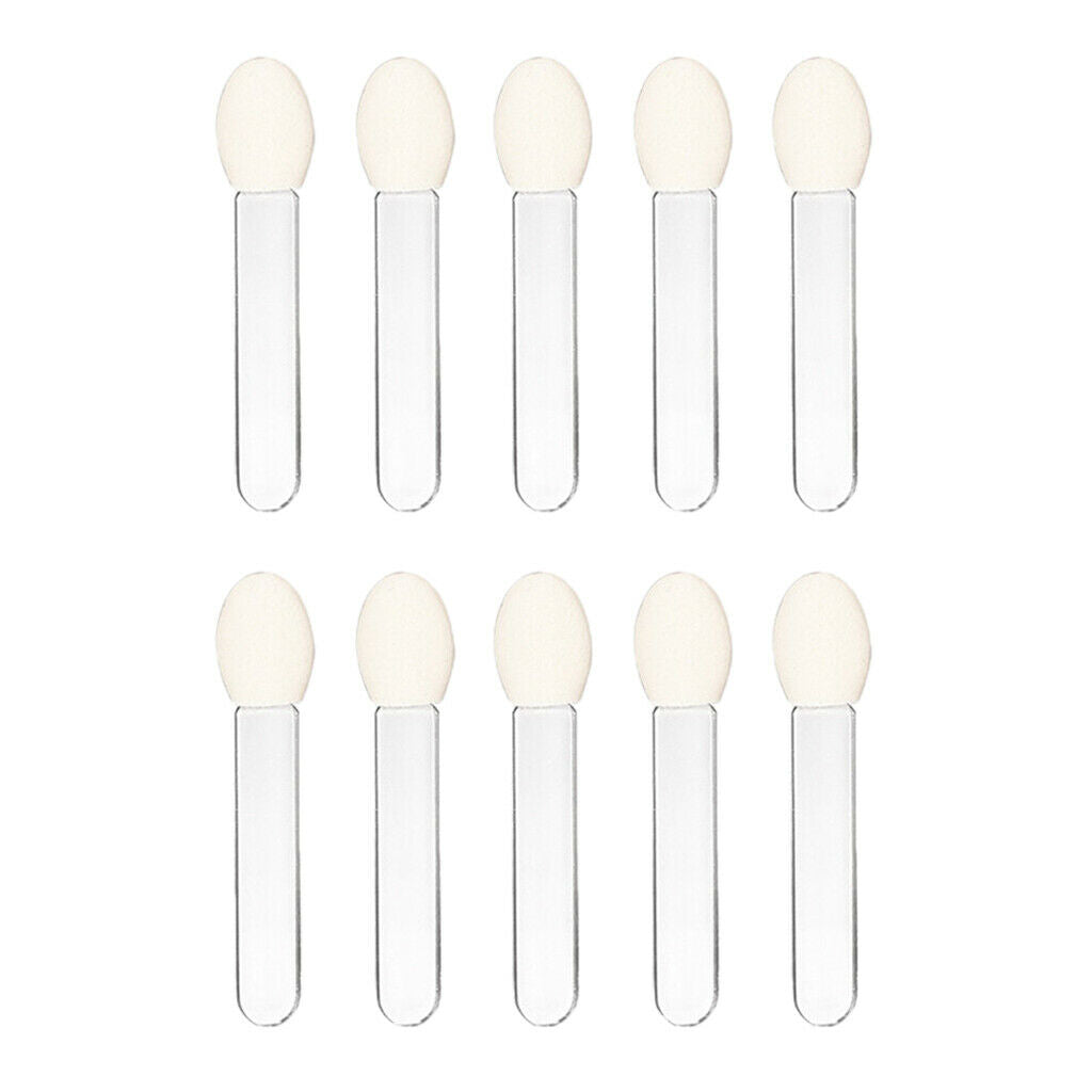10 Pieces Disposable Single-Side Eyeshadow Brush Sponge Comestic Applicator