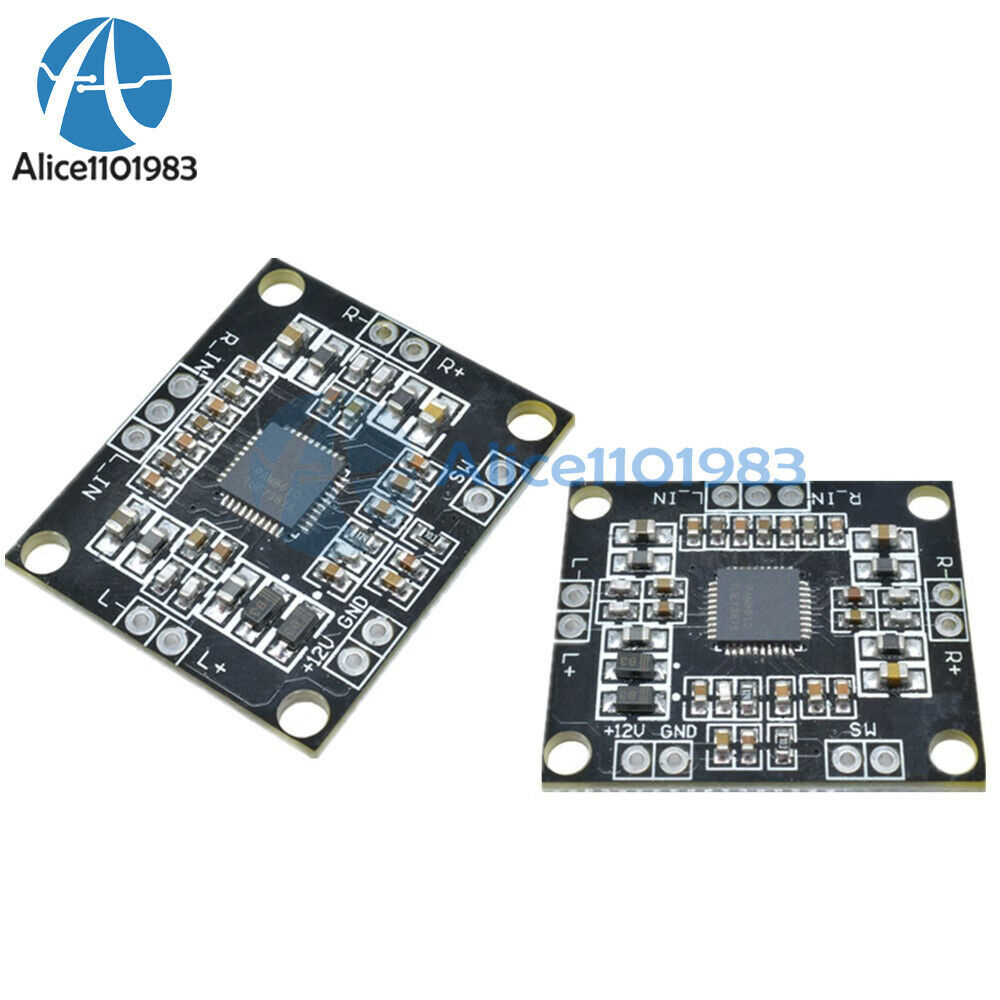 2PCS 12V PAM8610 2*15W Digital Dual channel Stereo Class Amplifier Board