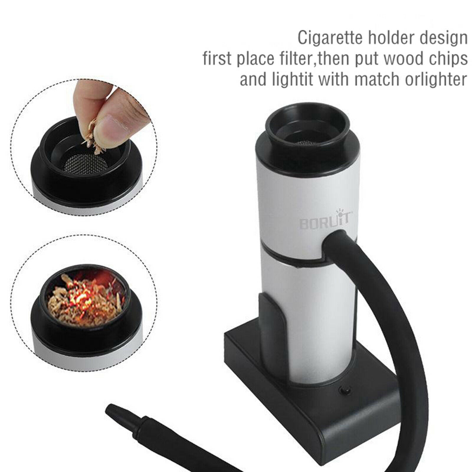 Smoking Gun Handheld Smoke Infuser Professional Use Home Kitchen Smoker Kit