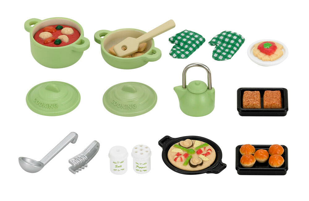 Sylvanian Families Furniture & Accessories 5028 Kitchen Cooking Set /Age 3+
