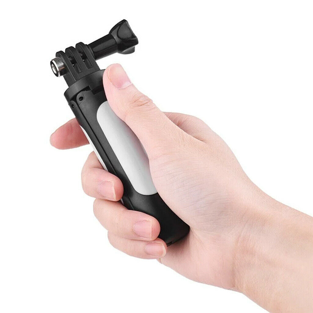 Flexible Mini Extension Selfie Stick Tripod Stand Hand Grip White