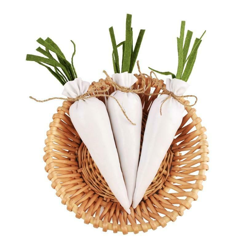 Easter Non-woven Carrot Garden Decorations Artificial Fruits Toys Party Props