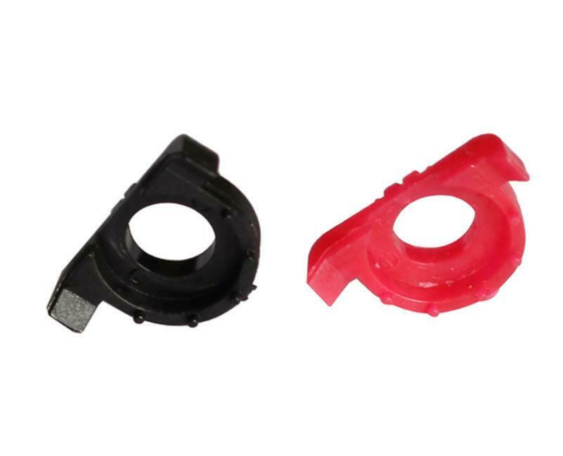 Buffer plastic sheet red and black 1 pair