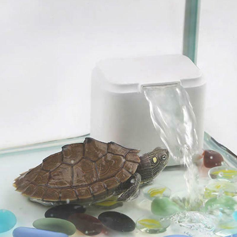 Turtle Low Water Level Filter Small Turtle Tank Mute 3 in 1 Shallow Waterfall