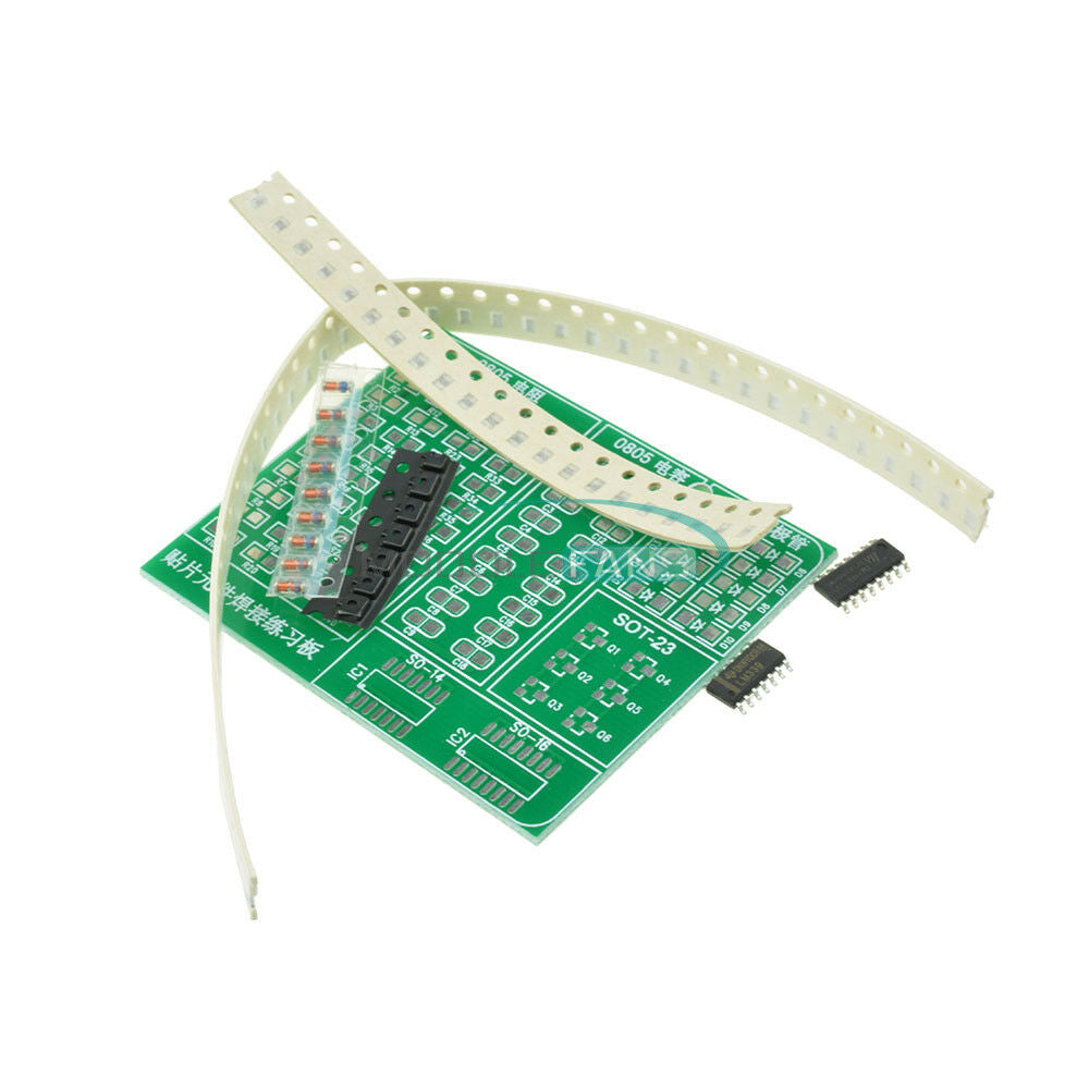 Skill Training SMD SMT Components Practice Board Shield DIY Kit