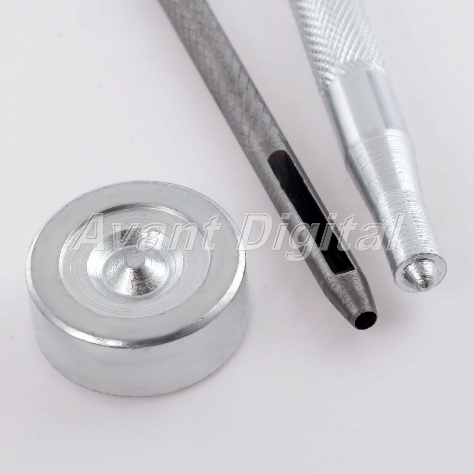 17mm 40Sets Snap Fastener Buttons + 3Pcs Tools Press Studs Sewing Leather Craft
