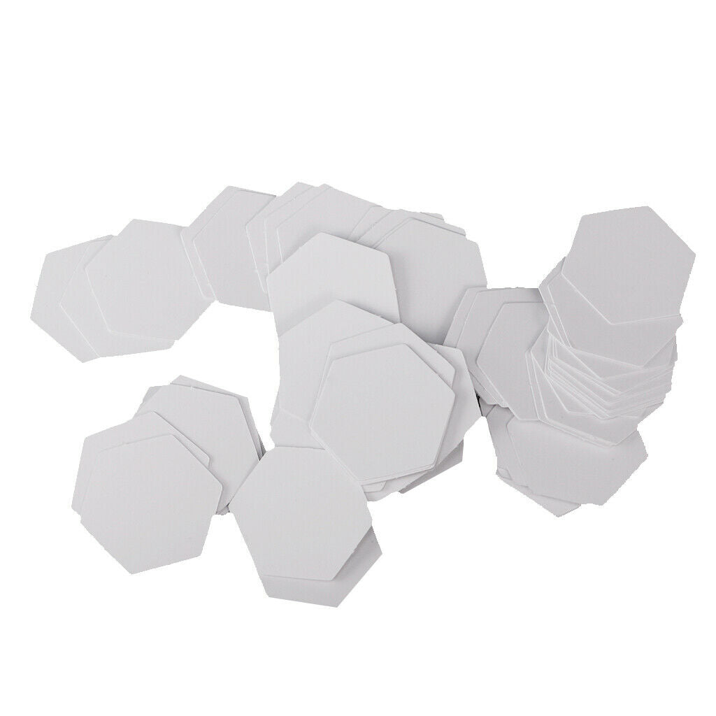 100x White Paper Quilting Templates Patchwork Template 26mm DIY Supplies