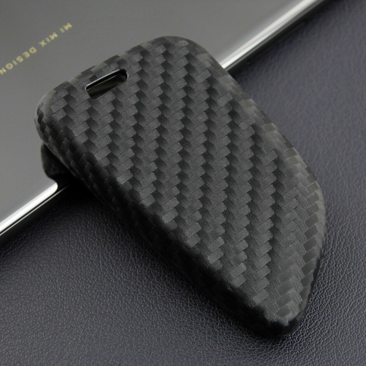 Cover Case Ring Carbon Fiber Key Fob Chain Cover For BMW X1 X2 X3 X4 X5 X6 X7