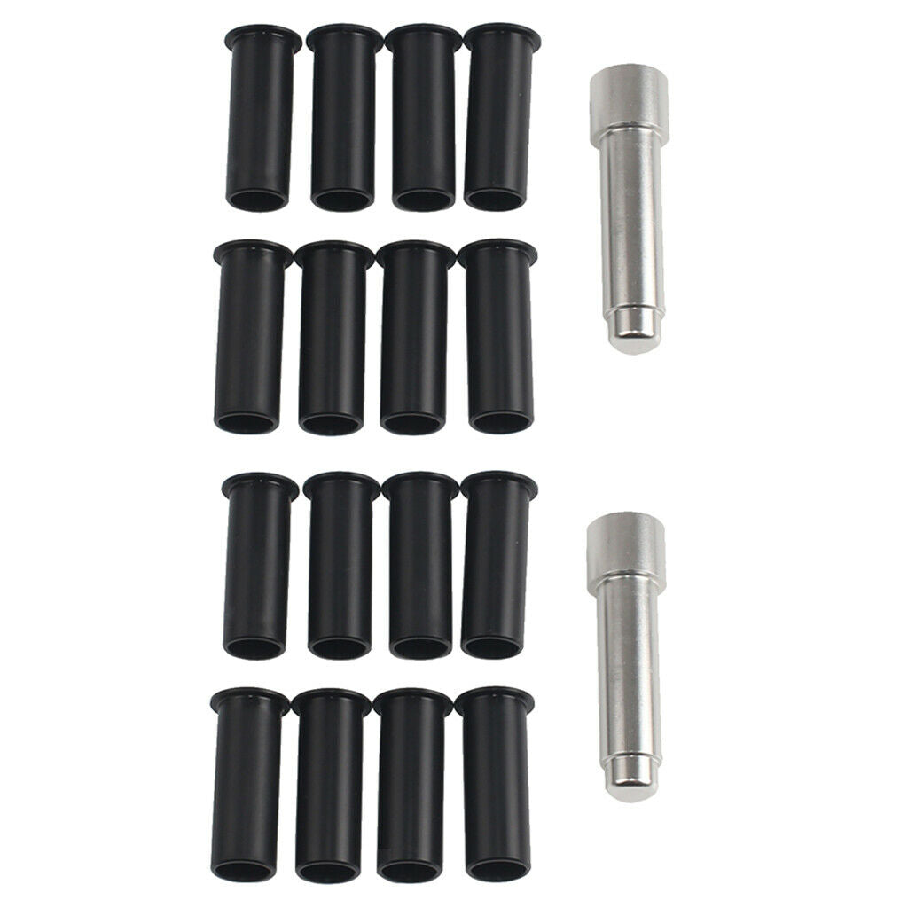 2x Door Hinge Bushing Liners 4 Door Lightweight For Jeep Wrangler JKU 07-18