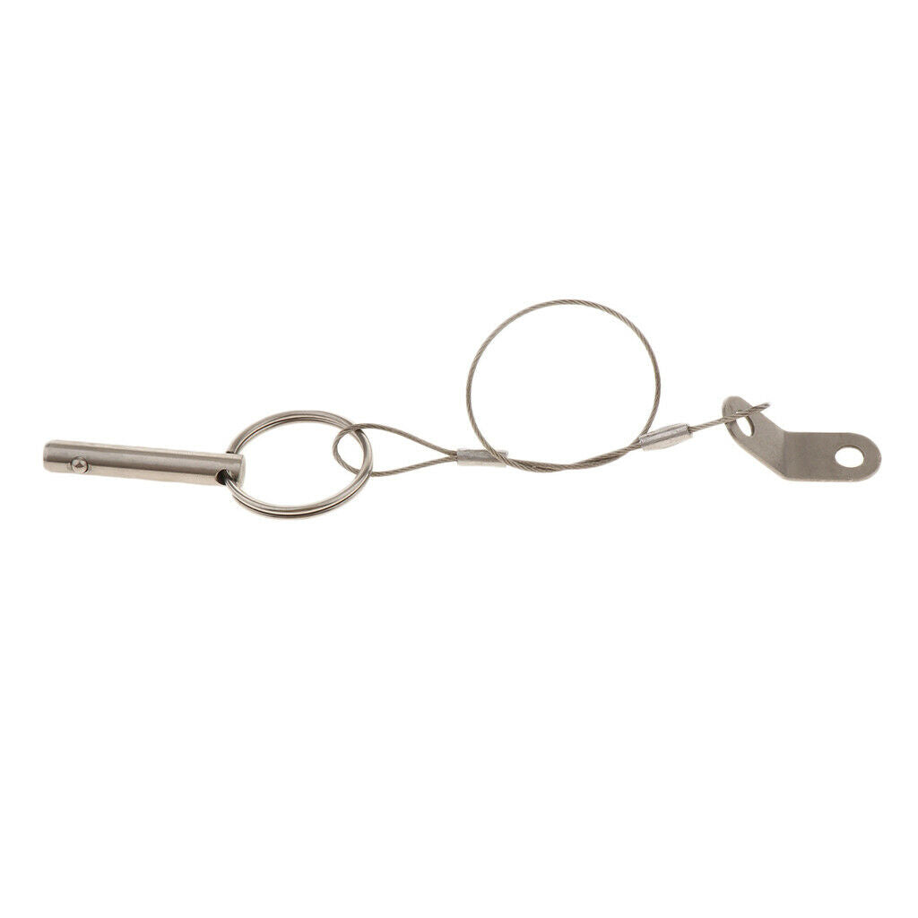 Stainless Steel Top Bimini Top Quick Release Ball Pins for Boat with Lanyard