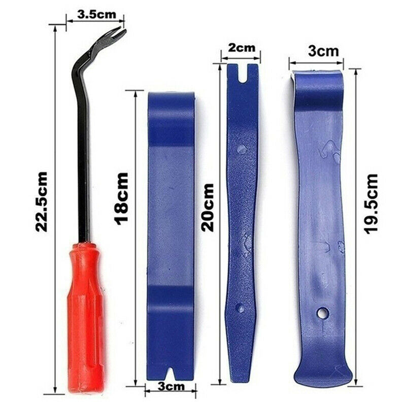 12pcs Hand Tool Kit Car Radio Door Body Clip Panel Trim Dash Audio RemovalSJCA