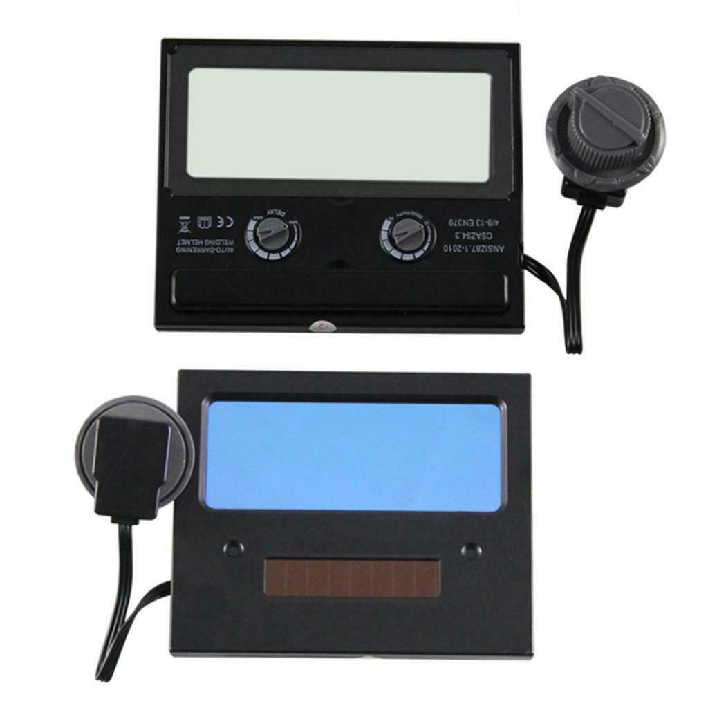 Helmet Welder Lenses, Auto Solar Energy, Delay Time, Adjustable Sensitivity