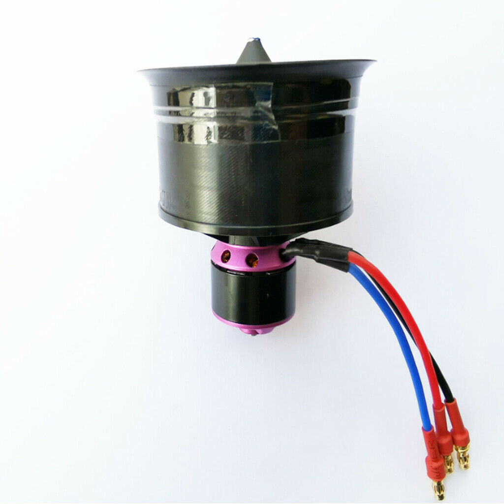 For EDF 50mm Duct Fan 4900KV 11 Propeller Brushless Motor RC Parts Aircraft