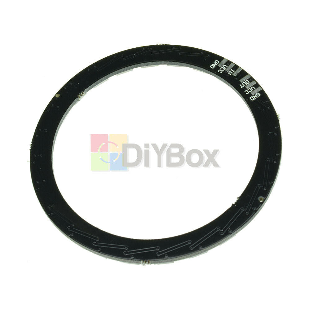 Fit For Arduino WS2812B 5050 RGB LED Ring 24Bit RGB LED + Integrated Drivers