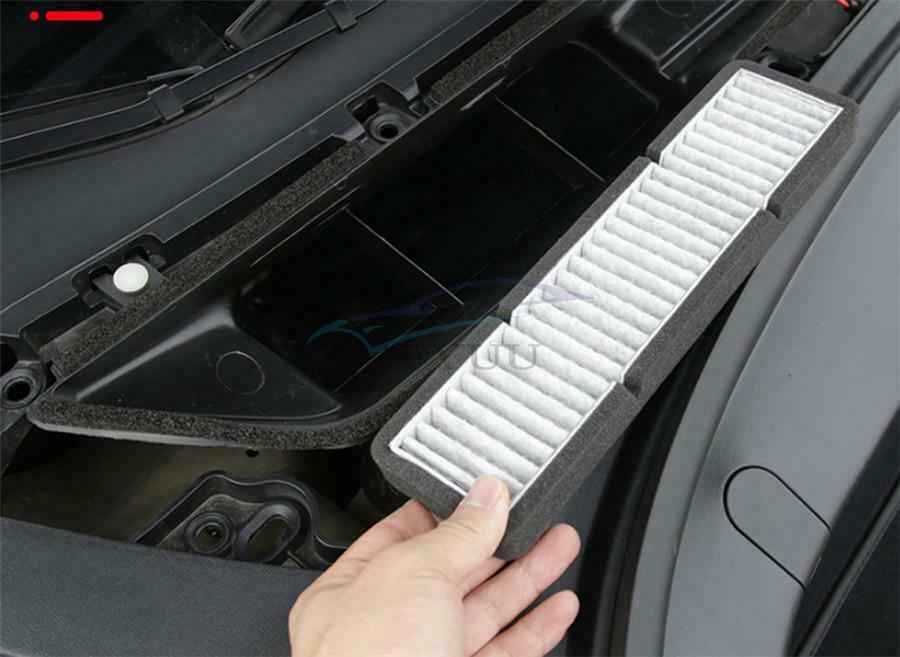 1 × White Air Conditioning Inlet Filter Replacement Car Cleanliness Accessories