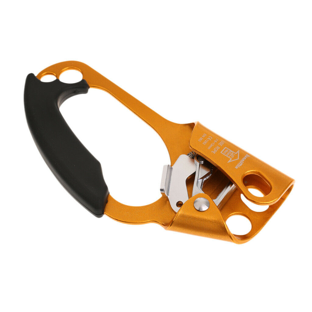 2Pcs Rock Climbing Right Hand Ascender Riser fit 8-13mm Rope Clamp Grasp Device
