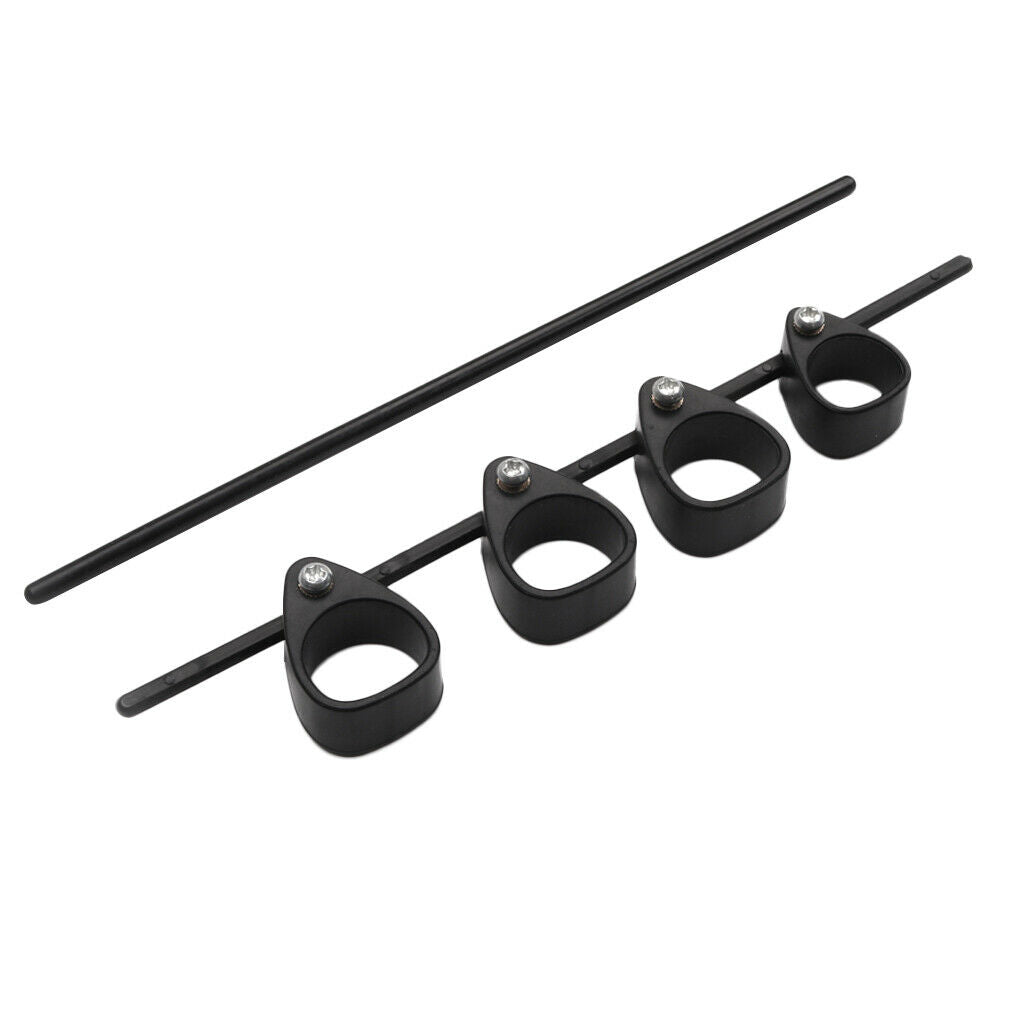 Plastic Finger Extensor Hand Trainer Black for Guitar Piano Player Training