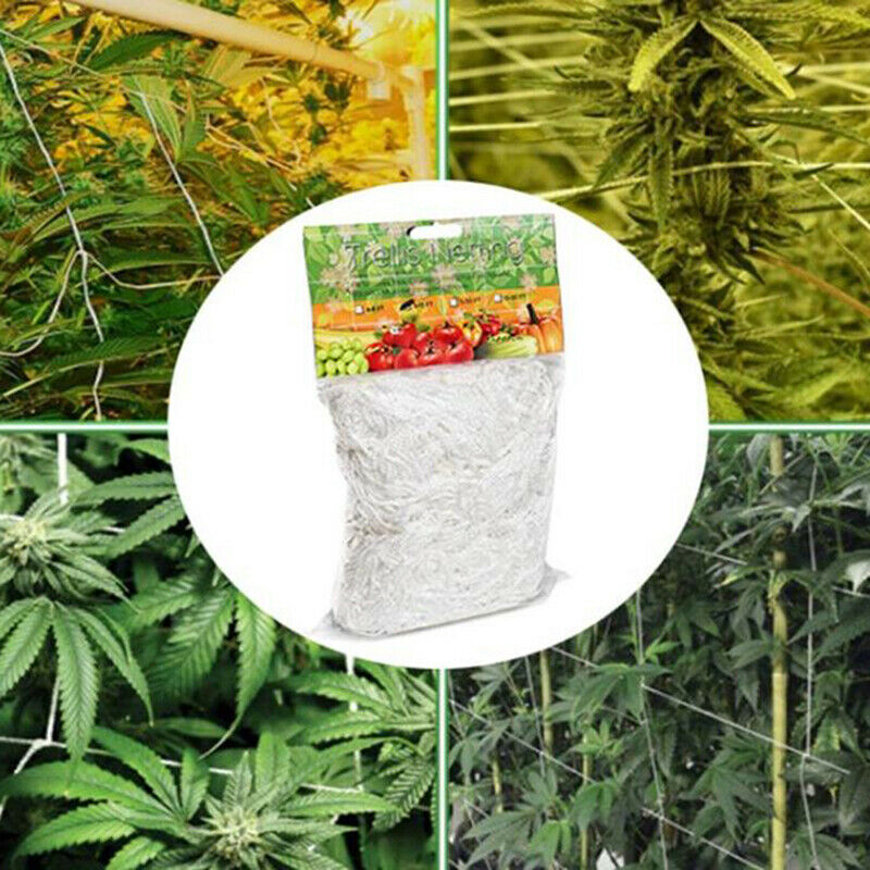 Polyester Net Loofah Netting For Cucumber Vine Flower Garden Plants Climbing .DD