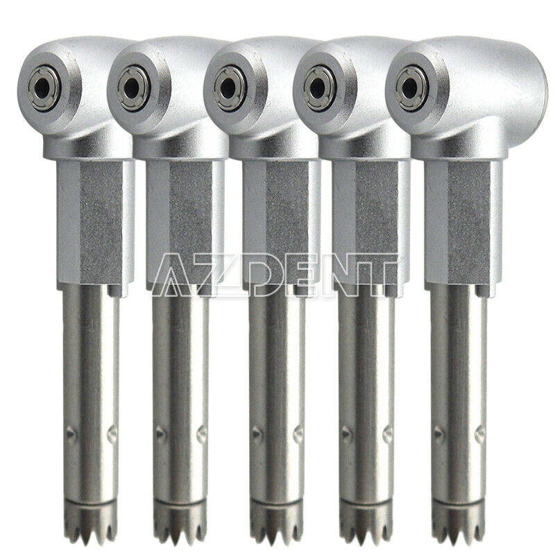 5XDental Contra Angle Head FG1.6mm fit Low Speed Handpiece Push Button