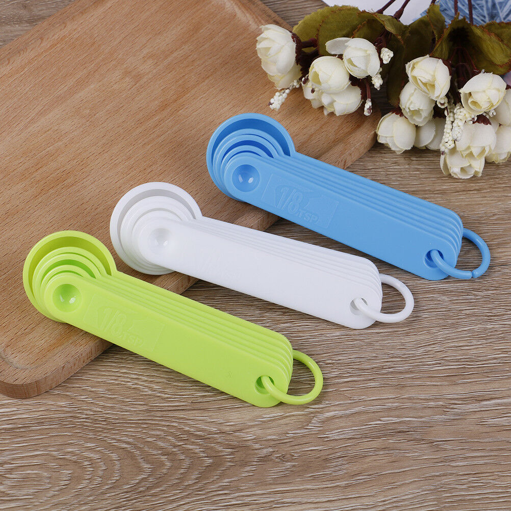 Quality measuring spoons spice cup sugar salt bakery cooking kitchen help.l8