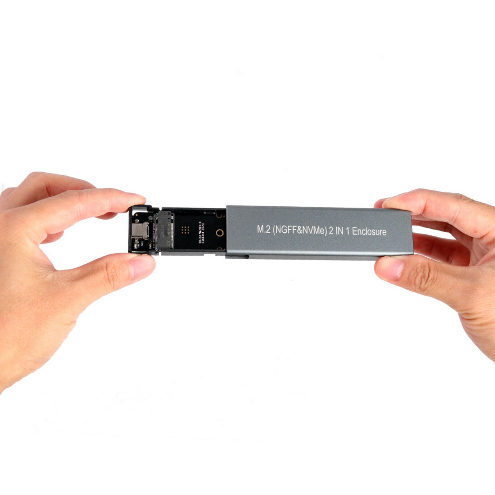 M.2 NVME to USB 3.1 Enclosure Adapter M B Key for 2230 2242 NVMe SSD 10Gbps