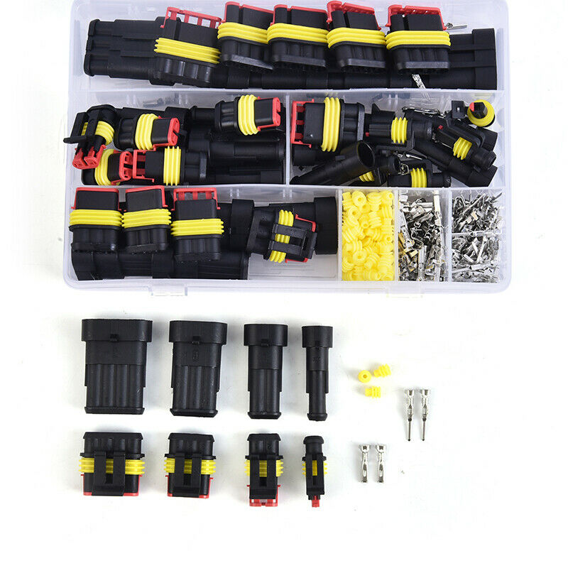 352pcs HID Waterproof Connectors 1/2/3/4 Pin 26 Sets Car Electrical Wire  PY1