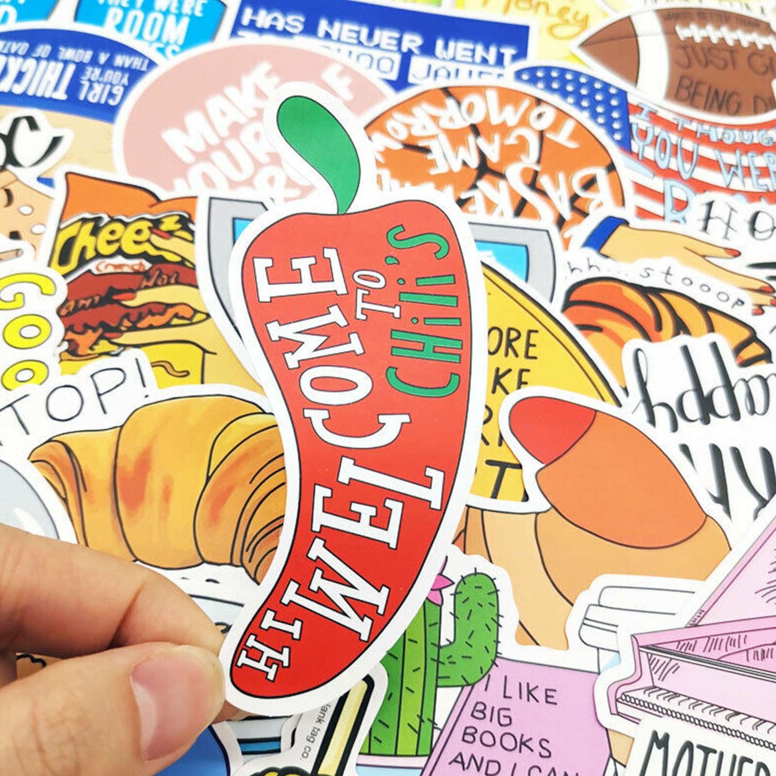 100Pcs Cute Vine Stickers Pack for Luggage Laptop Skateboard Water Bottle Decals