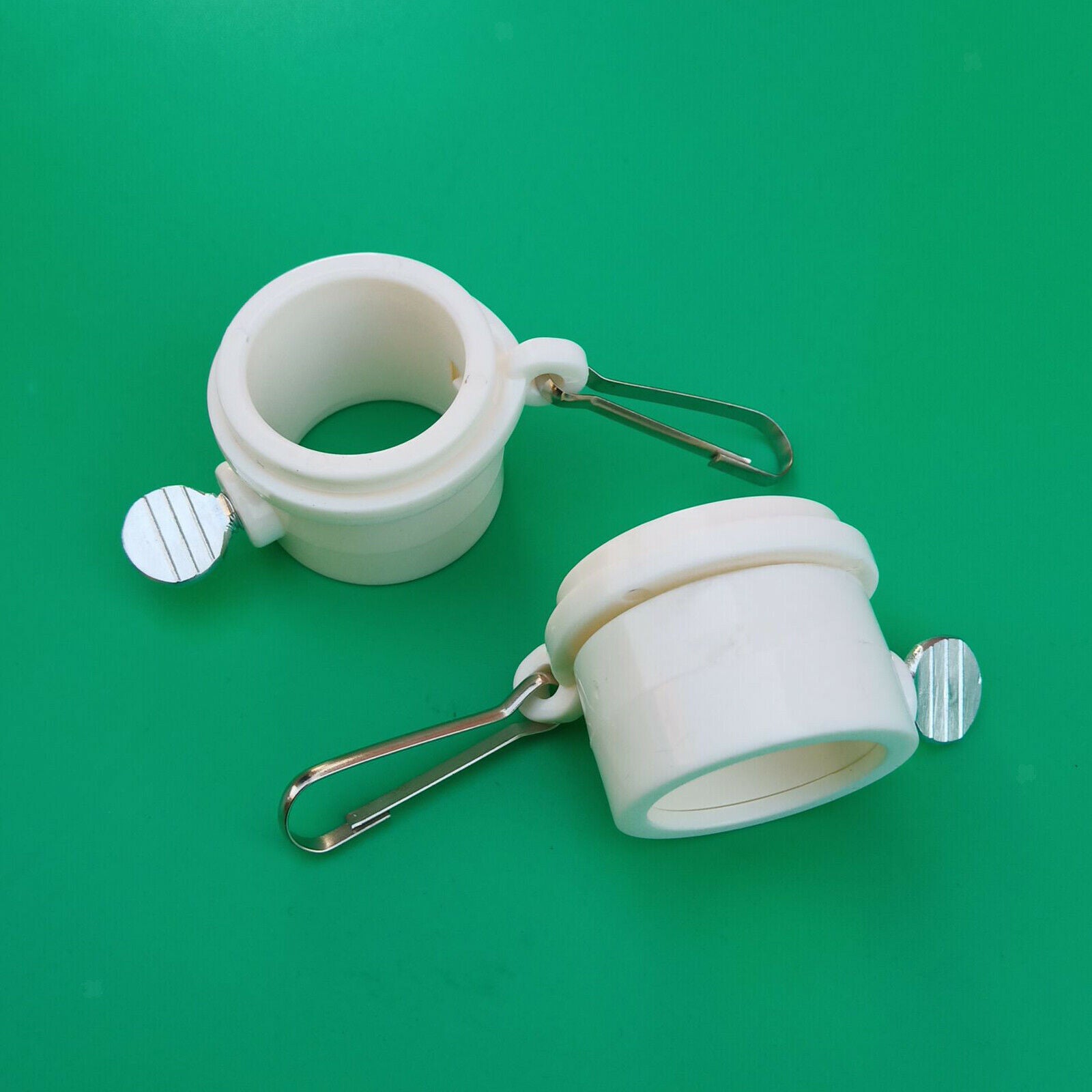 4 Pairs Flagpole Mounting Rings Anti Wrap Grommet Clip for 1'' Flag Poles
