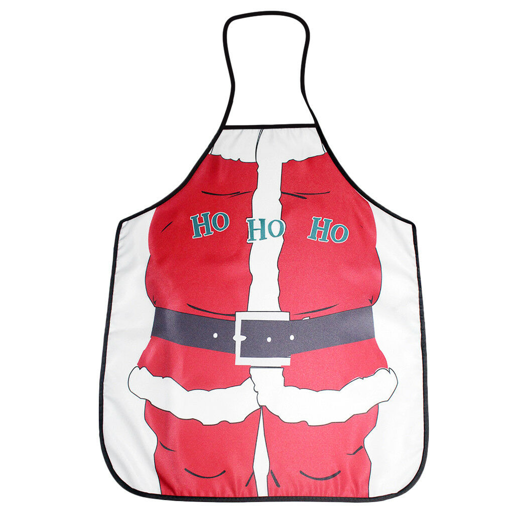Sexy Funny Household Novelty Apron Father Christmas Kitchen Chef Aprons