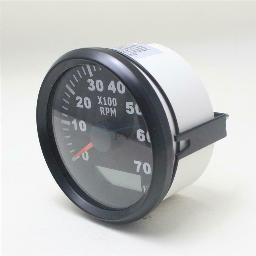 3-3/8" 0-7000RPM Dustproof Waterproof Tachometer For Generating Units Automotive