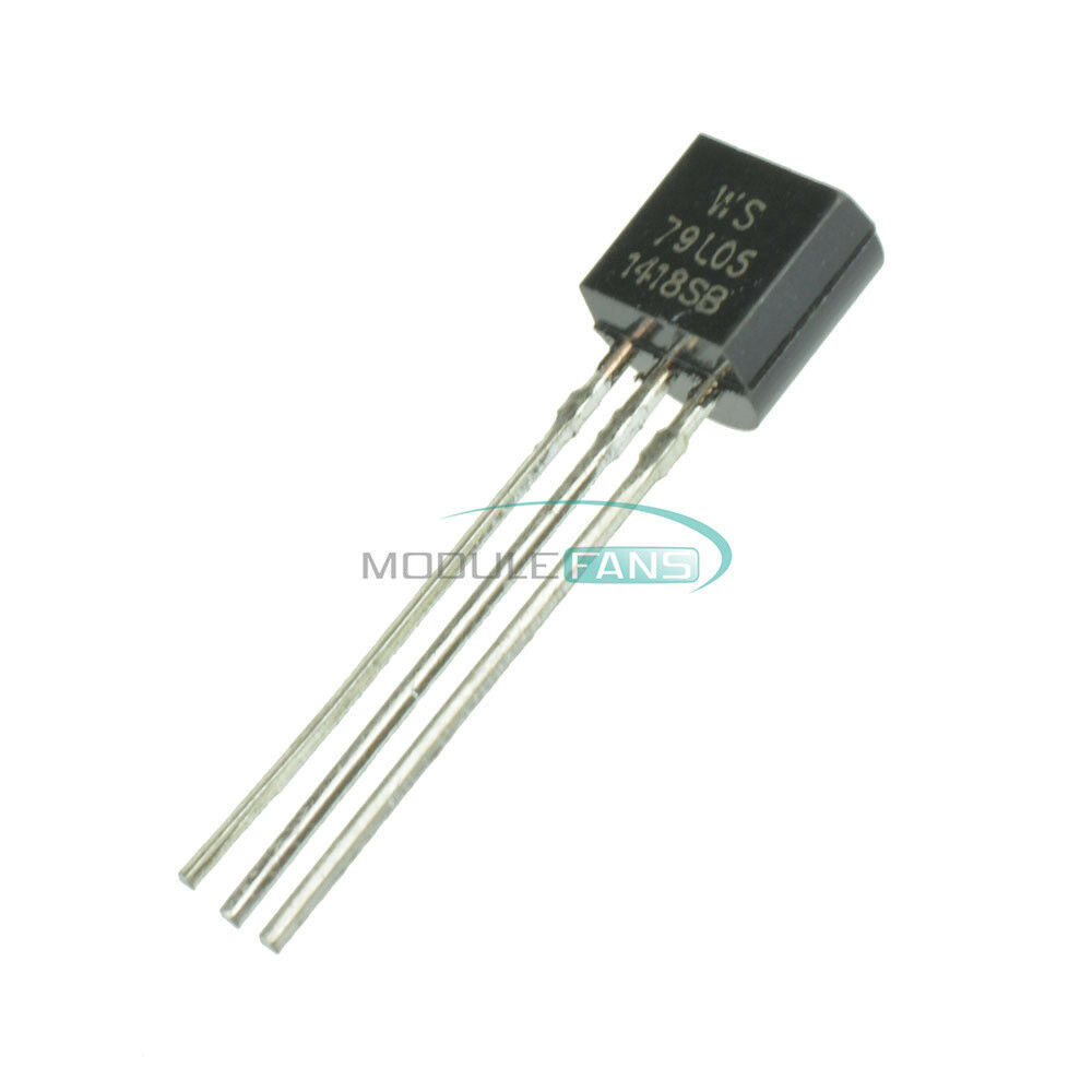 20PCS 79L05 TO92 WS IC REG LDO 5V 0.1A TO92 TOP
