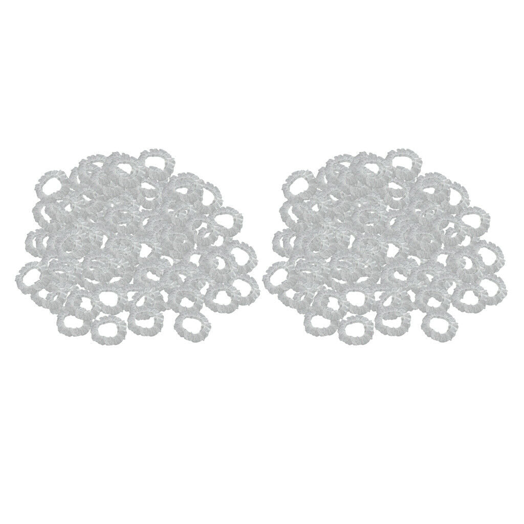200Pcs Disposable Steering Wheel Covers Elastic Anti-dust Clear Cover for