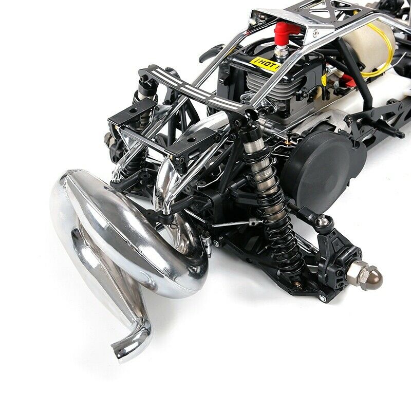 Below 71CC Engine Exhaust Pipe Kit for 1/5 HPI ROFUN BAHA ROVAN KM BAJA LOSI 5E7