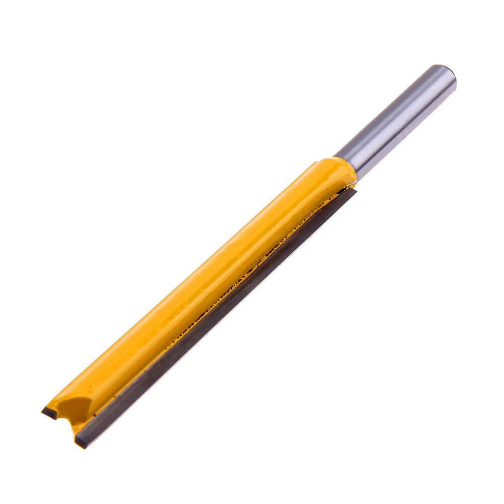 1/4x3/8x76 Long Straight Router Bit 1/4 inch Shrank Extension Edge Cutter @