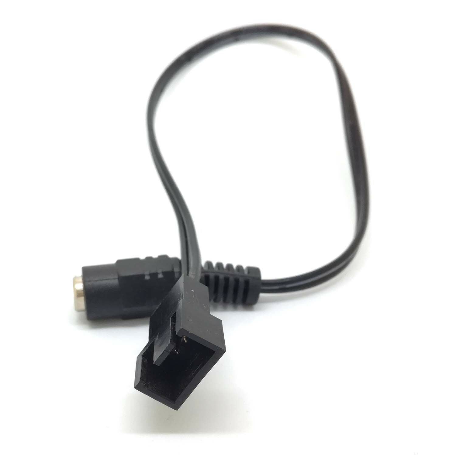 PC 4pin fans male to 5.5x2.1mm female DC Power cable 12v 9v 5v fan Route GM