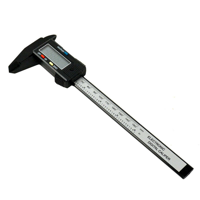 150mm/6inch Micrometer Digital Electronic Gauge Carbon Fiber Vernier Caliper