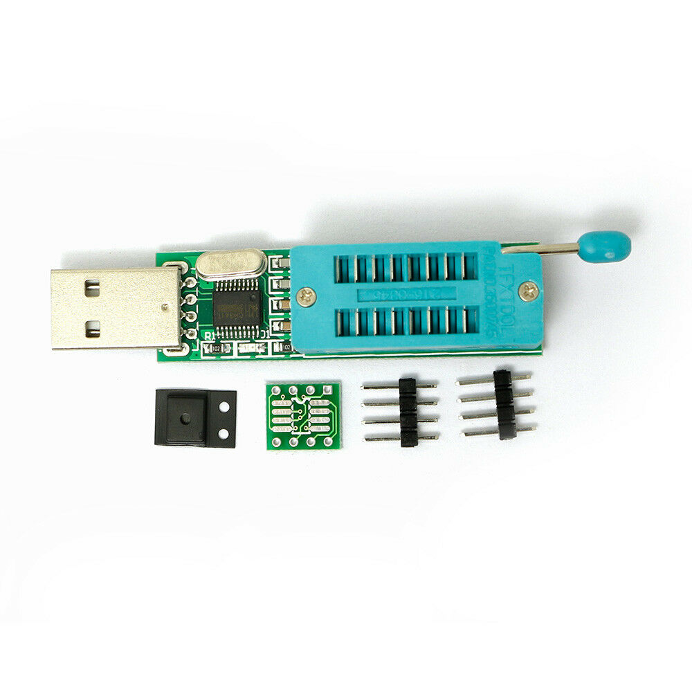 24CXX 24LCXX Programmer EEPROM Reader Writer+24C02 + SOP to DIP Block USB Port