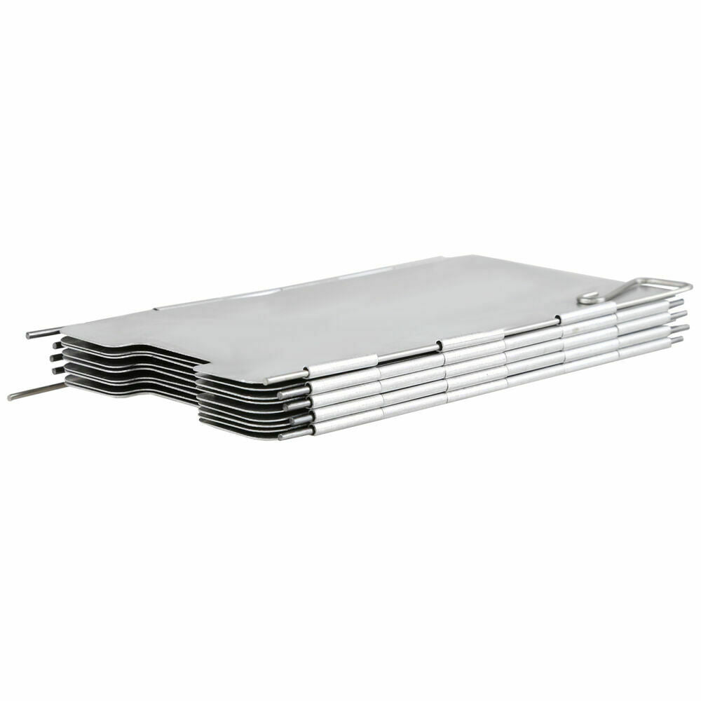 9 Plates Foldable Outdoor Camping Cooking Cooker Gas Stove Wind Shield Screens