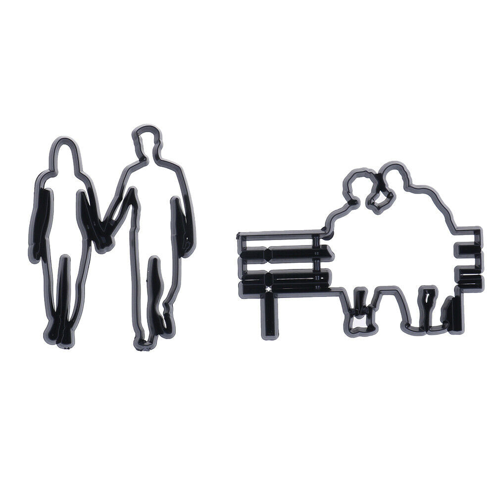 Cookie Cutter Family Life Fondant Biscuit Mold Cutter Sugarcraft Cake M_.l8