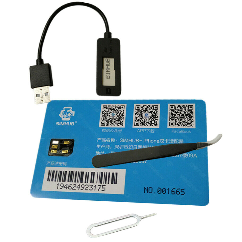 Dual Sim Card Double Adapter Convertor For   5/6/7Plus/8/XS