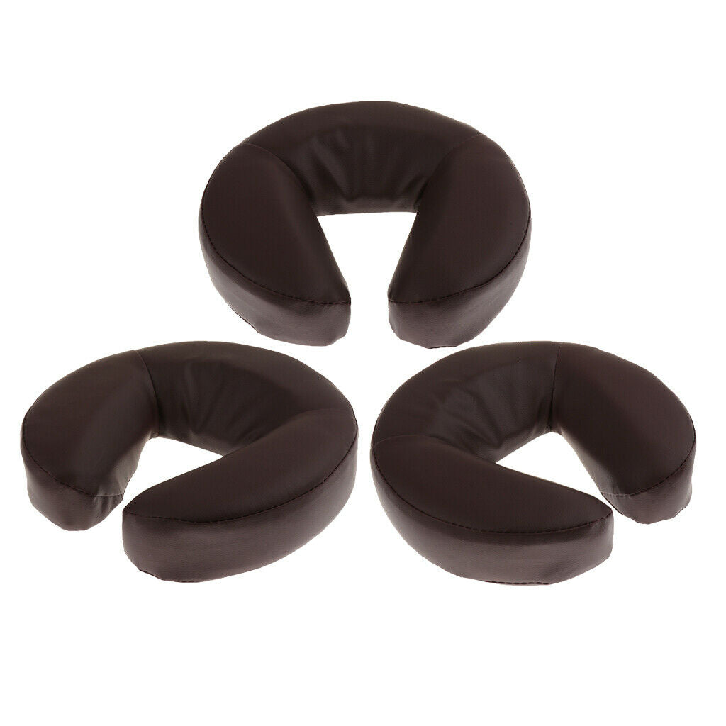 3x U Shaped Salon Spa Massage Table Bed Face Rest Down Cradle Cushion Pillow