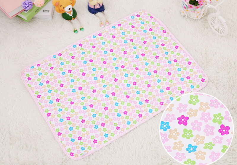 Waterproof Changing Diaper Pad Cotton Washable Infant Baby Urine Mat Napp.l8