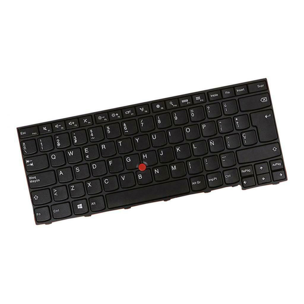 Keyboard for Lenovo Thinkpad E470 E475 Black Spanish