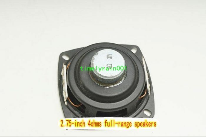 2pcs 2.75"inch 70mm 4Ohm 3W Full-range speaker Loudspeaker Neodymium Home Audio