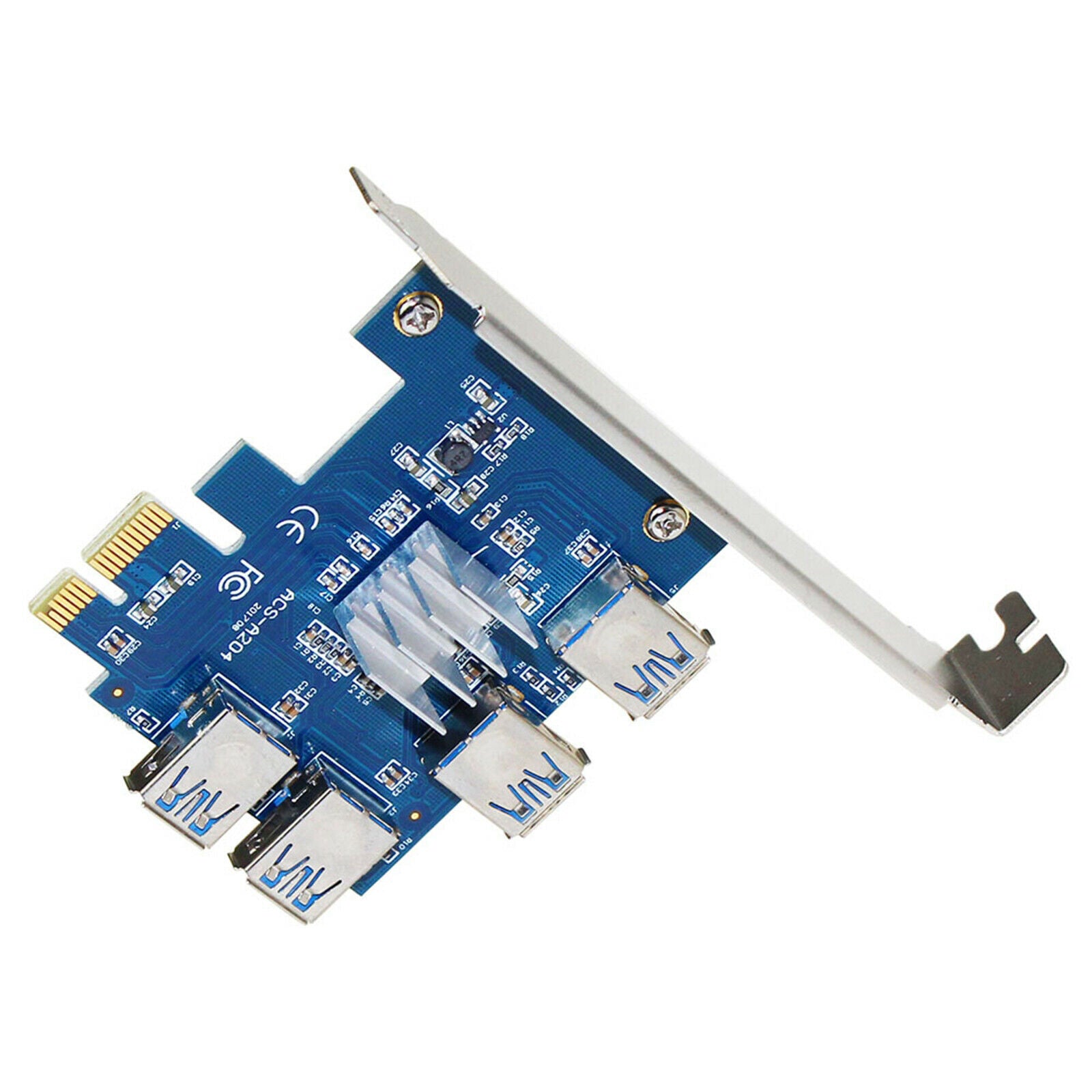 PCIe 1 to 4 PCI-Express PCI Express PCI E 16X Slots Riser Card PCI-E 1X to