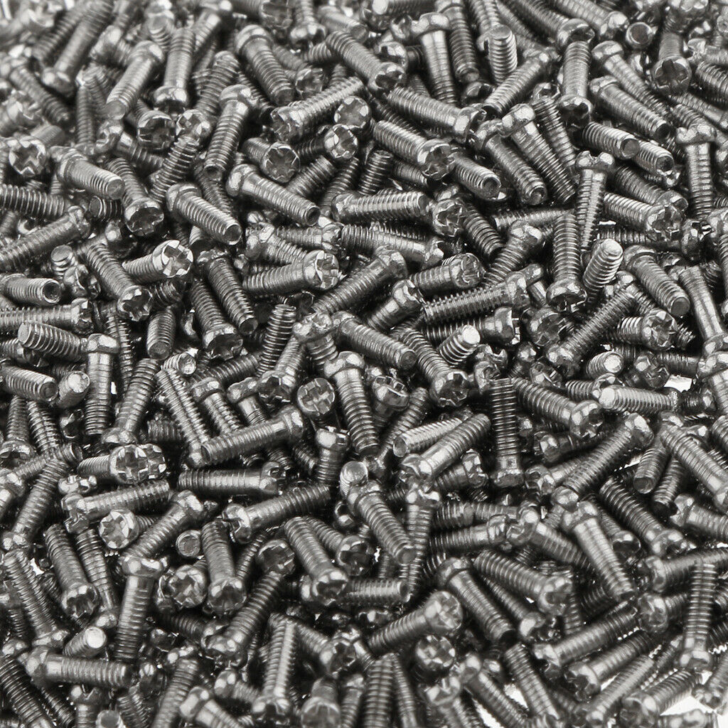 Lots 1000 Pieces Glasses Tiny Screws for Eyeglasses Watch Repair Tools Kit #B