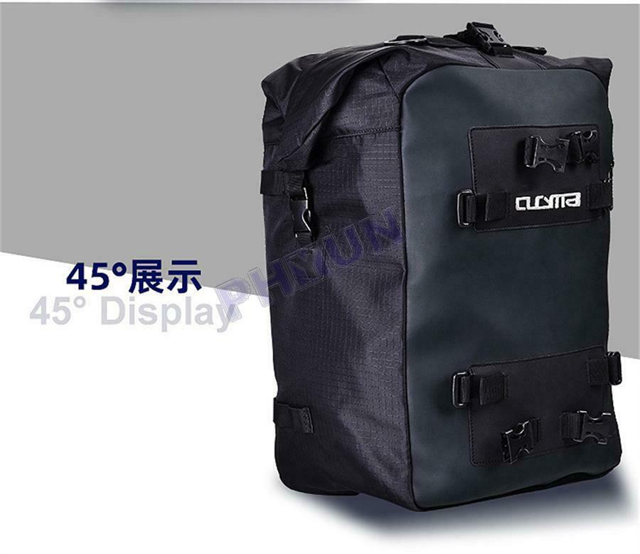 20L Motorcycle Tail Bag Storage Bag Shoulder Bag w/ Shoulder Straps Universal